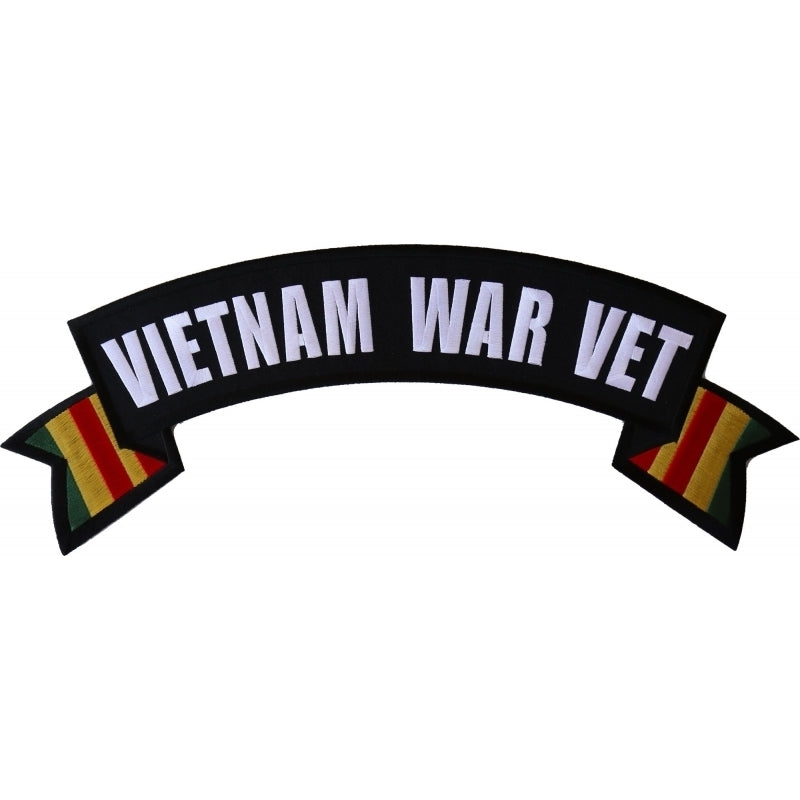 PL6561 Vietnam War Vet Extra Large Rocker Patch-Patches-Daniel Smart Mfg - Retail