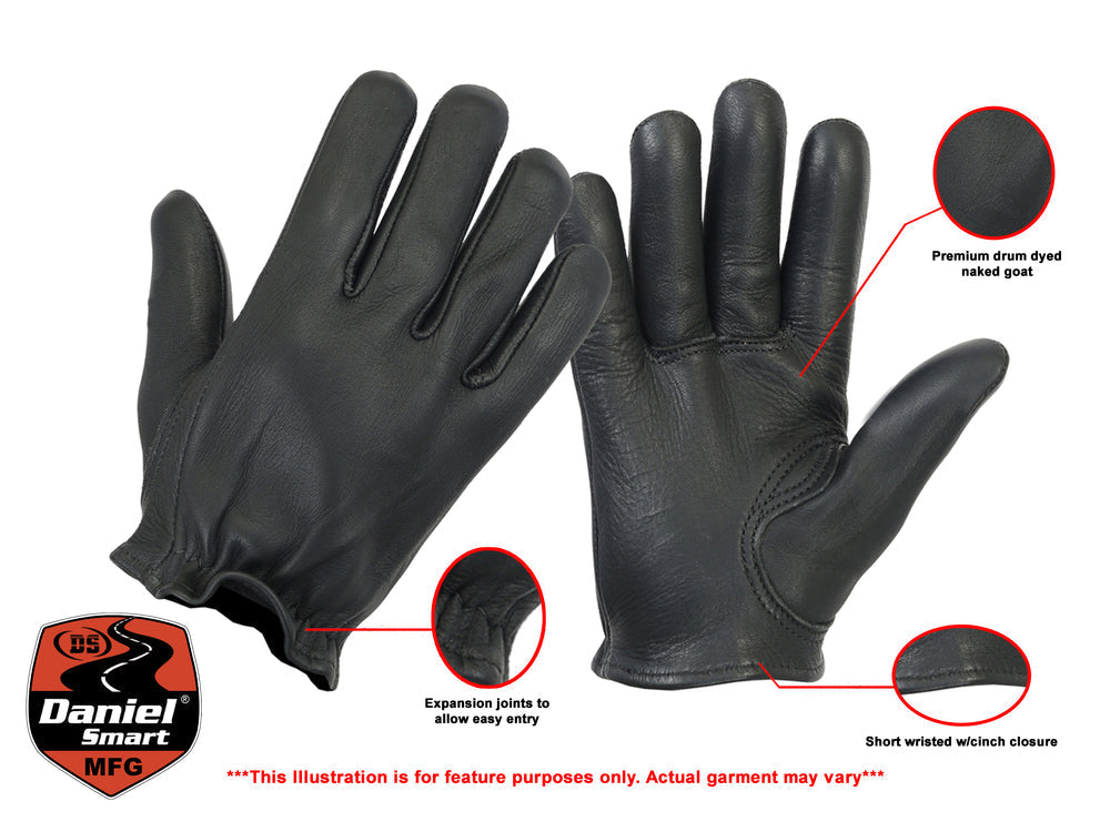 Police Style - Men's Lightweight Gloves-Mens Lightweight Gloves-Daniel Smart Mfg - Retail