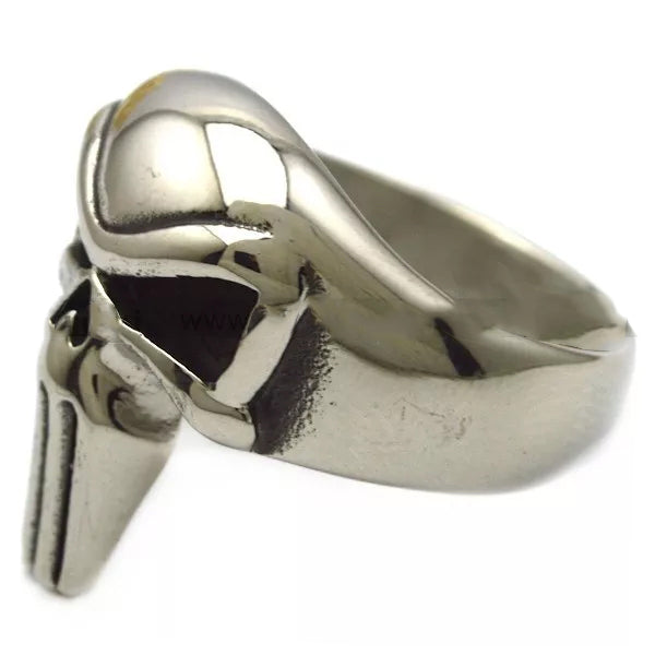 R3003 Punisher Skull Stainless Steel Biker Ring-Rings-Daniel Smart Mfg - Retail