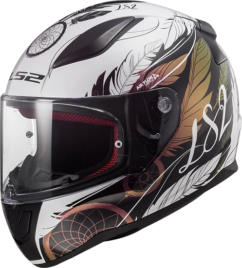 Rapid II Dreamcatcher Full Face Motorcycle Helmet Chameleon/White-Helmets-Daniel Smart Mfg - Retail
