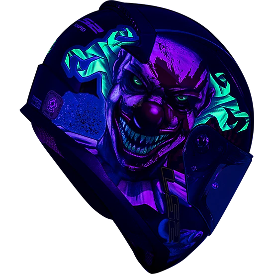 Rapid II Happy Dreams Full Face Motorcycle Helmet Gloss Black-Helmets-Daniel Smart Mfg - Retail