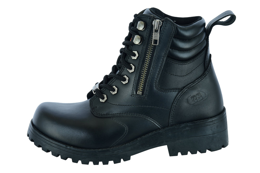 Raze - Women's Leather Motorcycle Boots-Womens Motorcycle Boots-Daniel Smart Mfg - Retail
