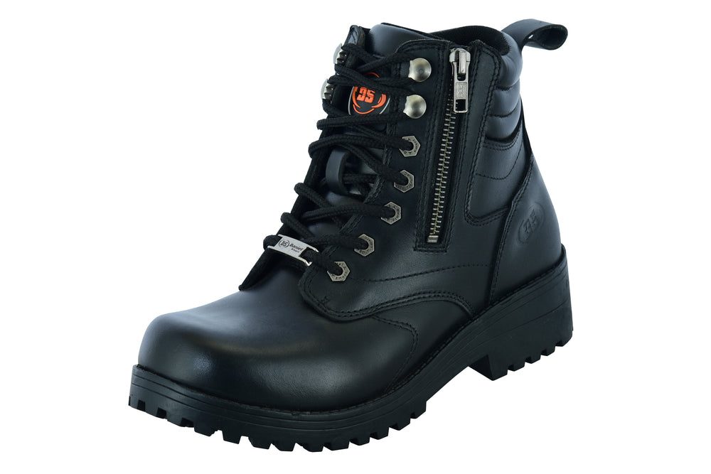 Raze - Women's Leather Motorcycle Boots-Womens Motorcycle Boots-Daniel Smart Mfg - Retail