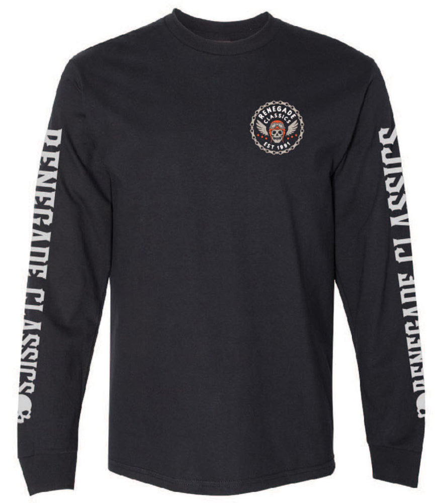 RC7002 Chain Skull Long Sleeve-Mens Shirts-Daniel Smart Mfg - Retail
