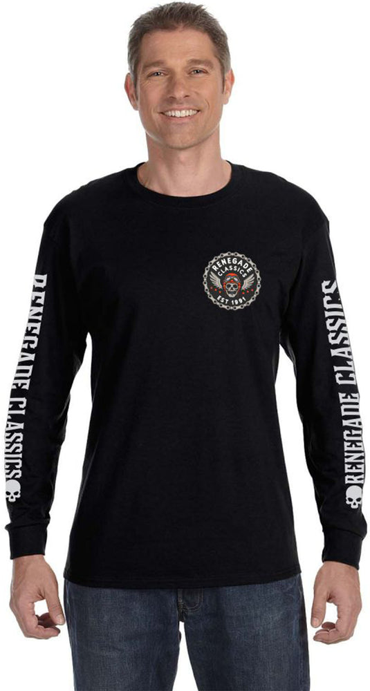 RC7002 Chain Skull Long Sleeve-Mens Shirts-Daniel Smart Mfg - Retail