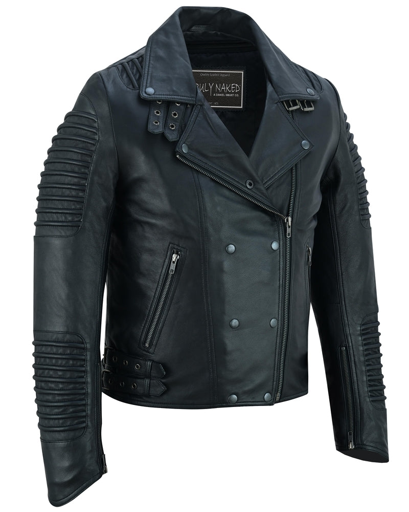 Rebel Dagger - Women's Leather Jacket-Womens Leather Motorcycle Jackets-Daniel Smart Mfg - Retail