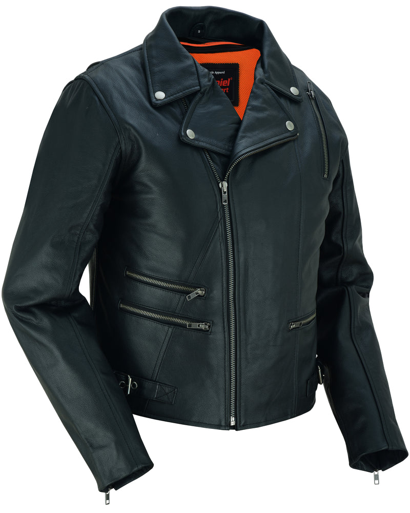 Rebel Rose - Women's Leather Jacket-Womens Leather Motorcycle Jackets-Daniel Smart Mfg - Retail