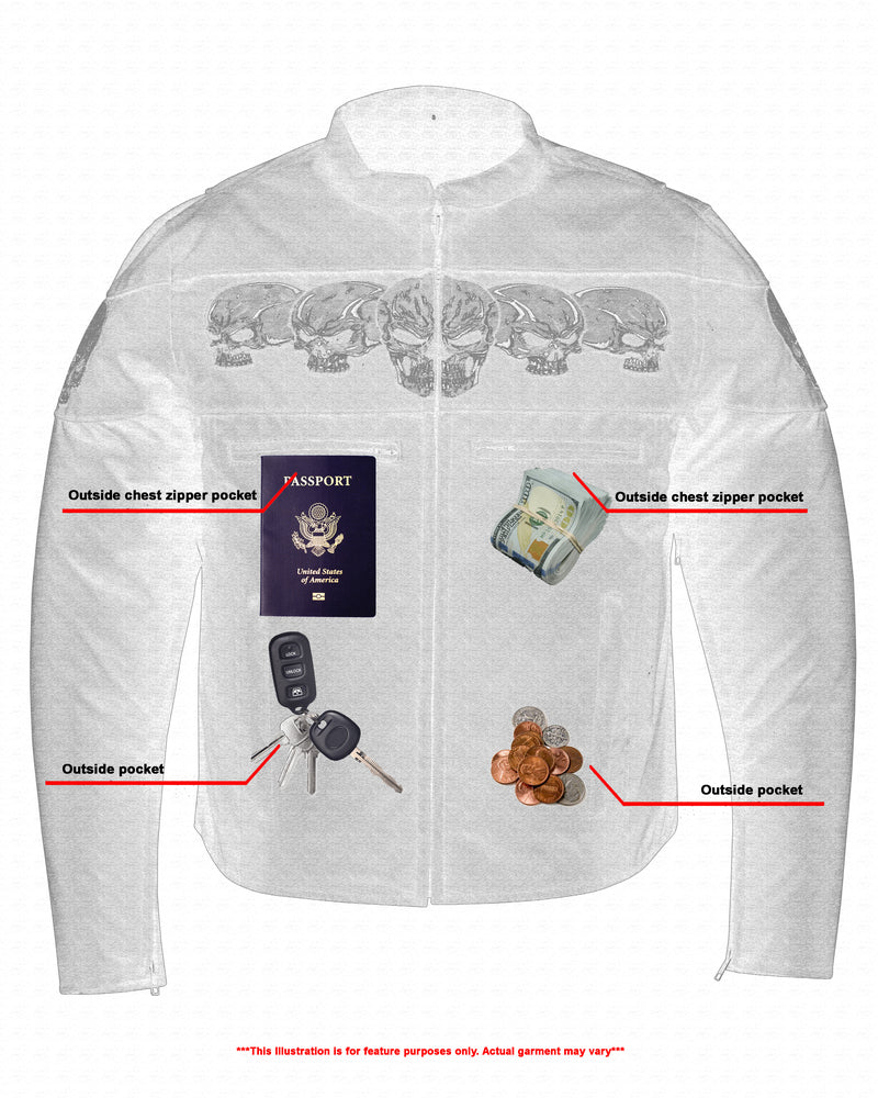 ReflectoX - Men's Textile Motorcycle Jacket-Mens Textile Motorcycle Jackets-Daniel Smart Mfg - Retail