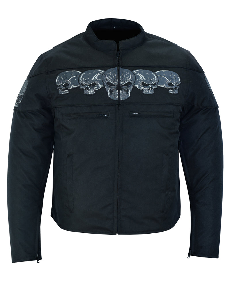 ReflectoX - Men's Textile Motorcycle Jacket-Mens Textile Motorcycle Jackets-Daniel Smart Mfg - Retail