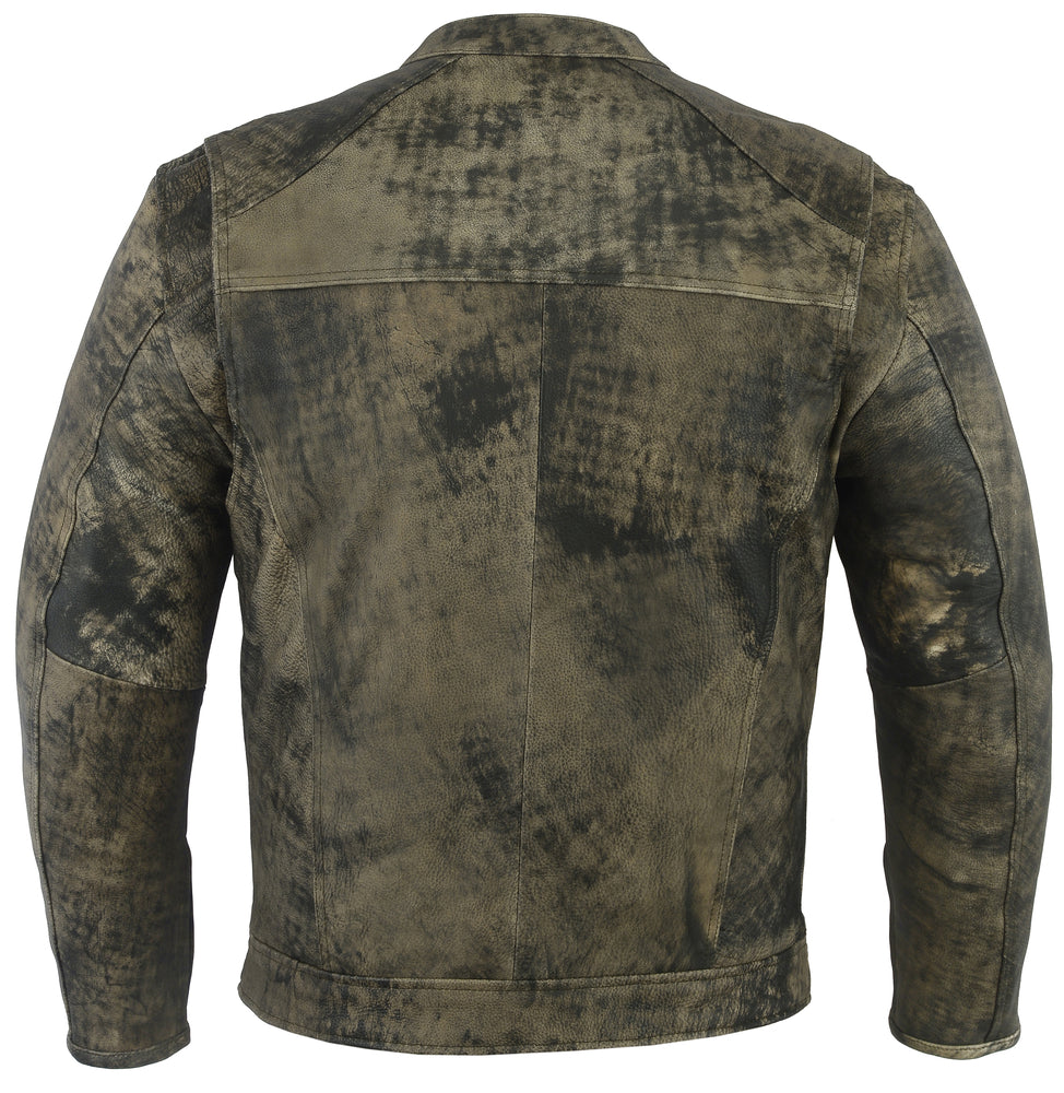 RevX - Men's Leather Motorcycle Jacket-Mens Leather Motorcycle Jackets-Daniel Smart Mfg - Retail