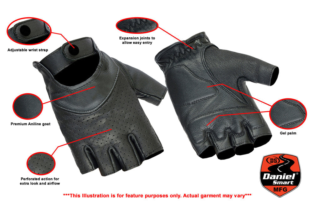 RideMist - Women's Fingerless Gloves-Women's Fingerless Gloves-Daniel Smart Mfg - Retail