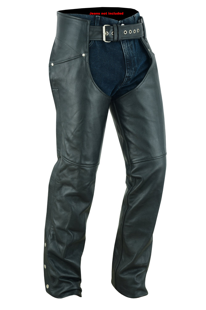 Rider’s Edge - Women's Motorcycle Leather Chaps-Womens Chaps & Pants-Daniel Smart Mfg - Retail