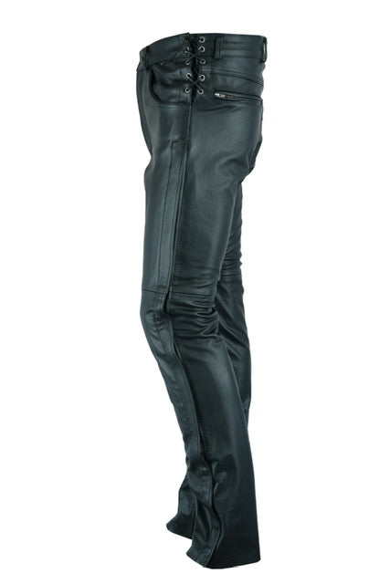 Road Rebel - Men's Motorcycle Leather Pants-Unisex Chaps & Pants-Daniel Smart Mfg - Retail