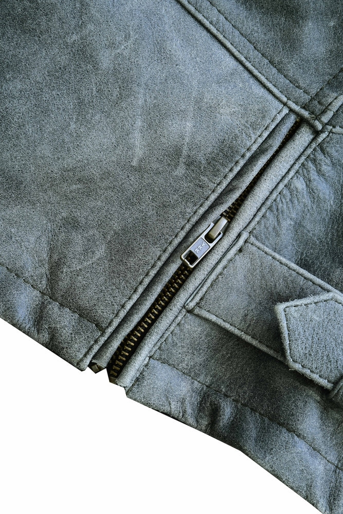 Rose Daredevil - Women's Leather Jacket-Womens Leather Motorcycle Jackets-Daniel Smart Mfg - Retail