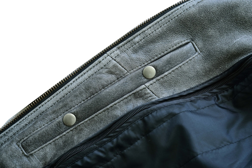 Rose Daredevil - Women's Leather Jacket-Womens Leather Motorcycle Jackets-Daniel Smart Mfg - Retail