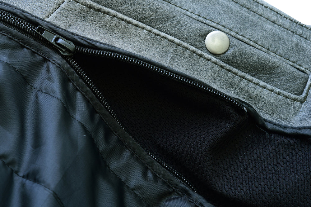 Rose Daredevil - Women's Leather Jacket-Womens Leather Motorcycle Jackets-Daniel Smart Mfg - Retail