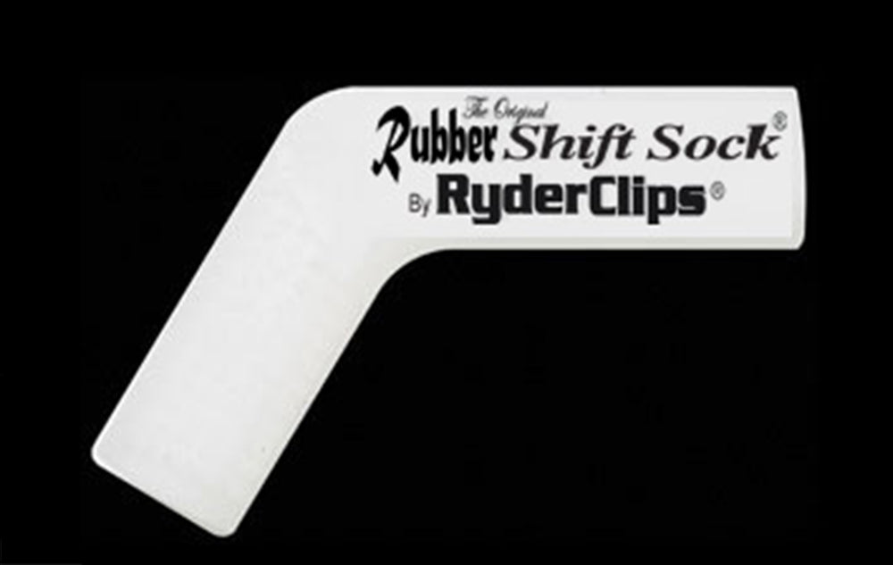 RSS-GLO/WHITE Rubber Shift Sock- Glo-White-Rubber Shift Sock-Daniel Smart Mfg - Retail