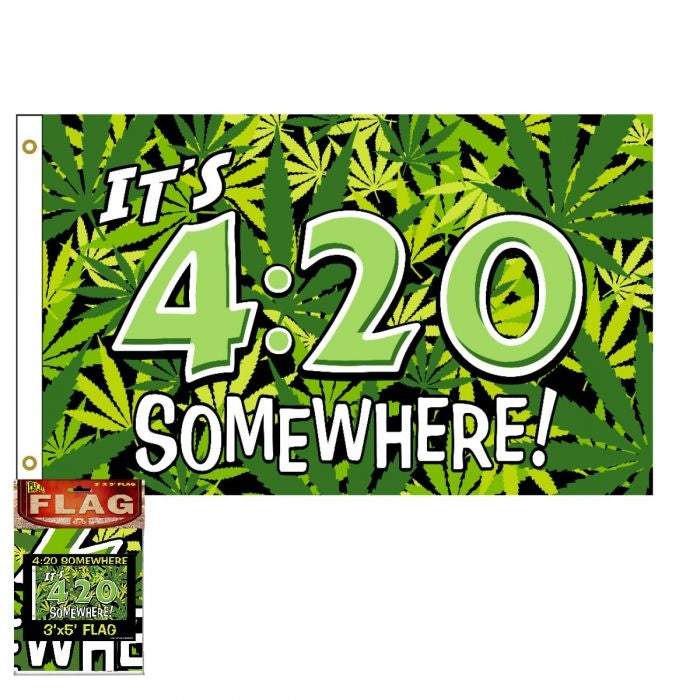Sf420s 4:20 Somewhere 3x5 Flag-Flags-Daniel Smart Mfg - Retail