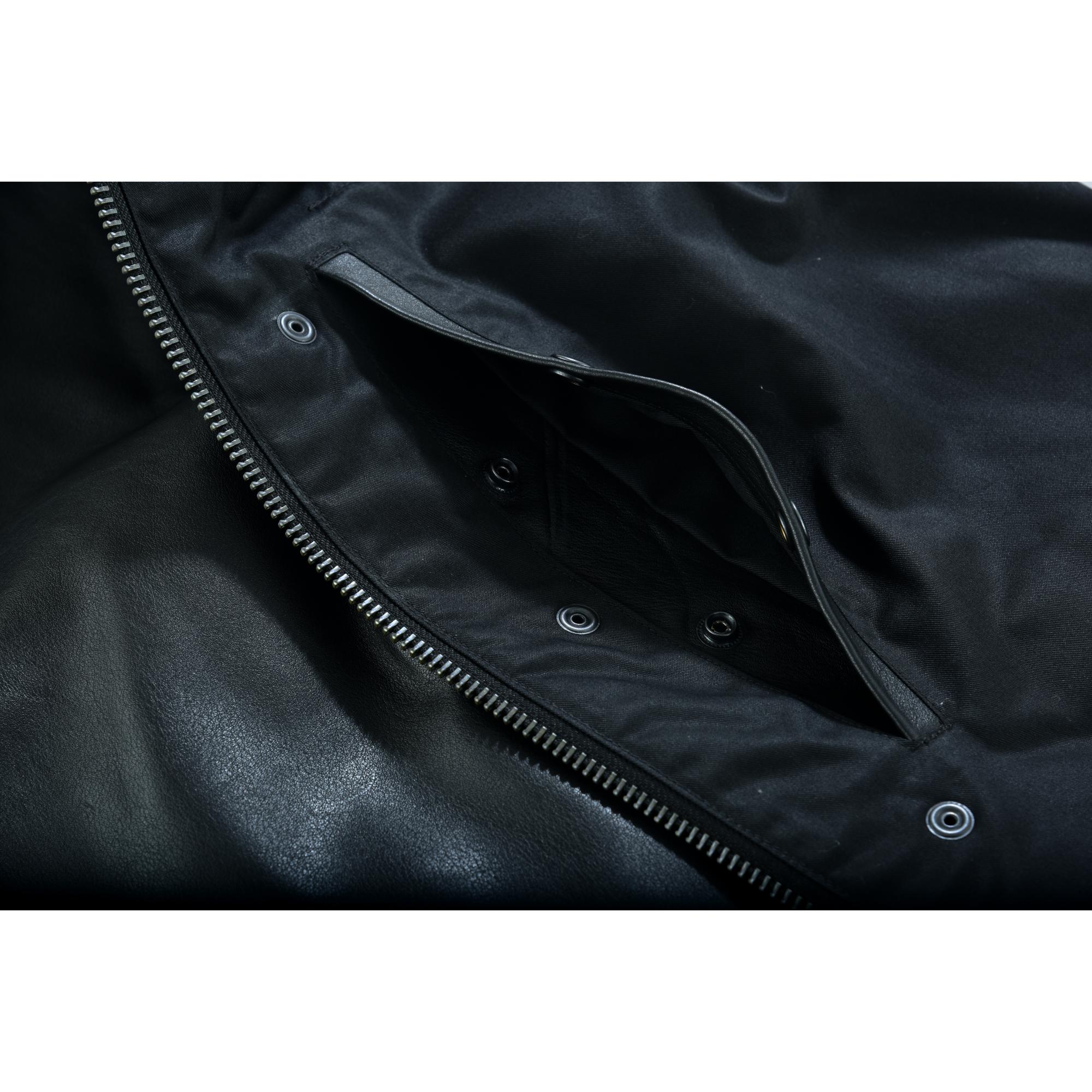 Sideon - Men's Motorcycle Leather Vest-Mens Leather Vests-Daniel Smart Mfg - Retail