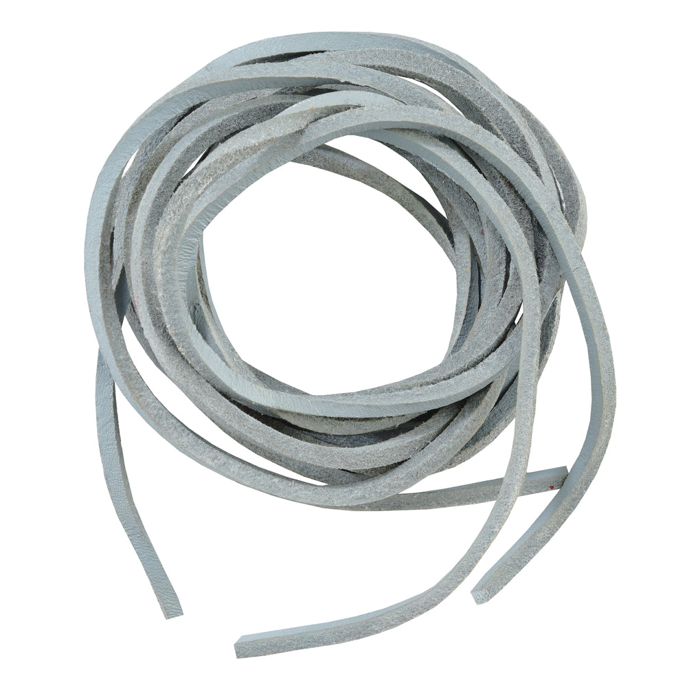 SLWHITE 6 Feet Leather Laces - White-Leather Laces-Daniel Smart Mfg - Retail