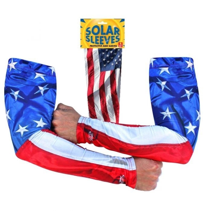 SOLSL4 Solar Sleeves USA Flag-Head/Neck/Sleeve Gear-Daniel Smart Mfg - Retail