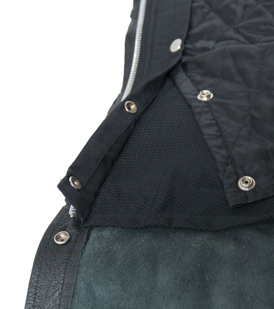 StormGuard - Unisex Motorcycle Leather Chaps-Unisex Chaps & Pants-Daniel Smart Mfg - Retail