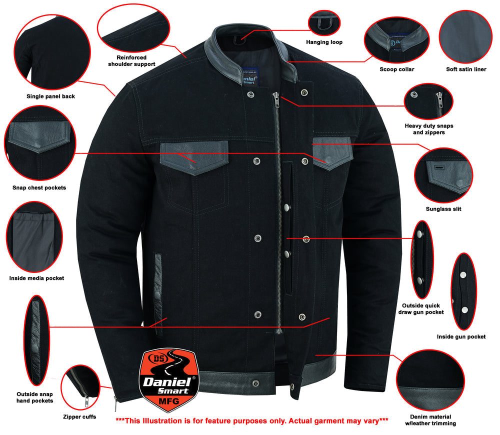 StreetRogue - Men's Textile Motorcycle Jacket-Mens Textile Motorcycle Jackets-Daniel Smart Mfg - Retail