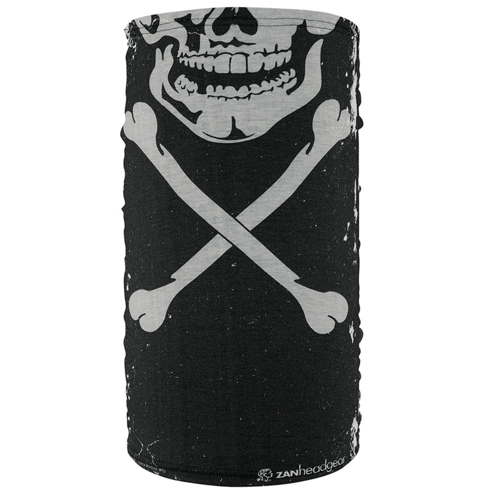 TF227 Motley Tube® Fleece Lined- Skull Xbones-Head/Neck/Sleeve Gear-Daniel Smart Mfg - Retail
