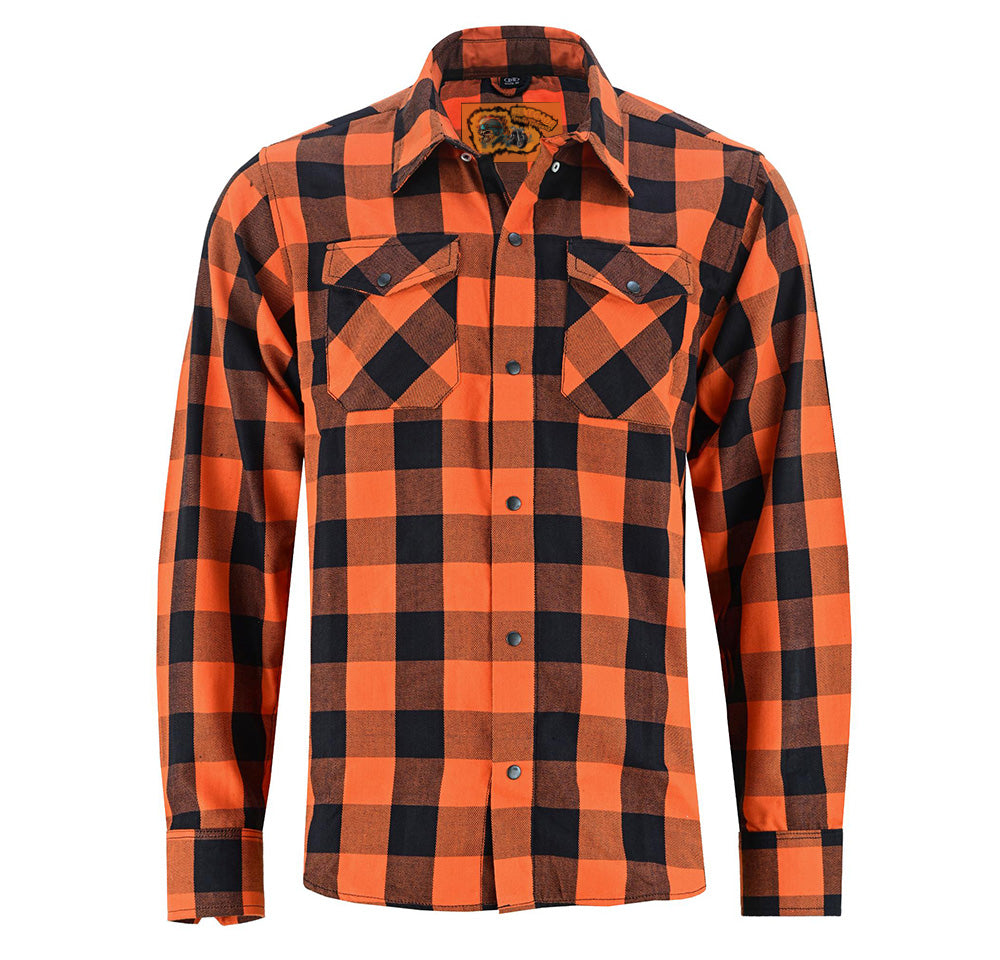Tiger Tone Mens Flannel Shirt-Flannels-Daniel Smart Mfg - Retail