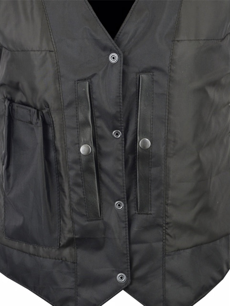 Timeless - Women's Leather Vest-Womens Leather Vests-Daniel Smart Mfg - Retail