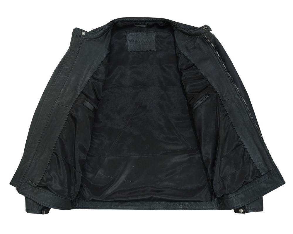 Torque Classic - Men's Leather Fashion Jacket-Mens Leather Motorcycle Jackets-Daniel Smart Mfg - Retail