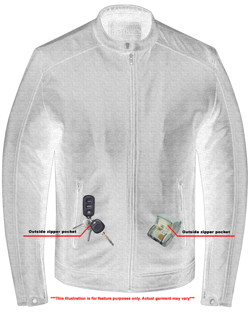 Torque Classic - Men's Leather Fashion Jacket-Mens Leather Motorcycle Jackets-Daniel Smart Mfg - Retail