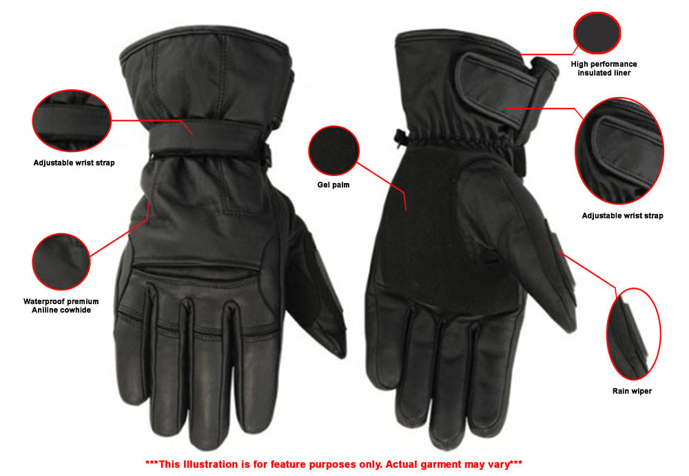 TrailFrost - Men's Gauntlet Gloves-Mens Gauntlet Gloves-Daniel Smart Mfg - Retail