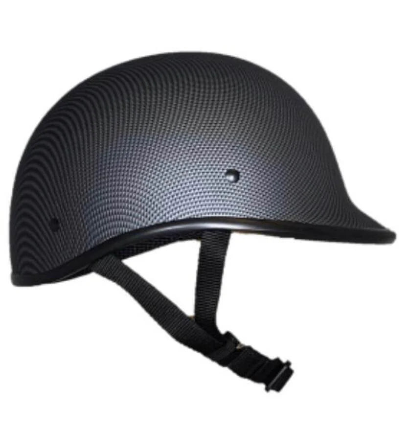 custom beanie motorcycle helmets Twister Carbon Fiber Look