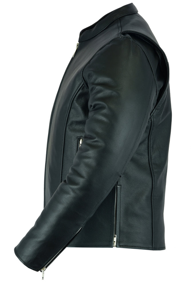 Urban Racer - Men's Leather Motorcycle Jacket-Mens Leather Motorcycle Jackets-Daniel Smart Mfg - Retail