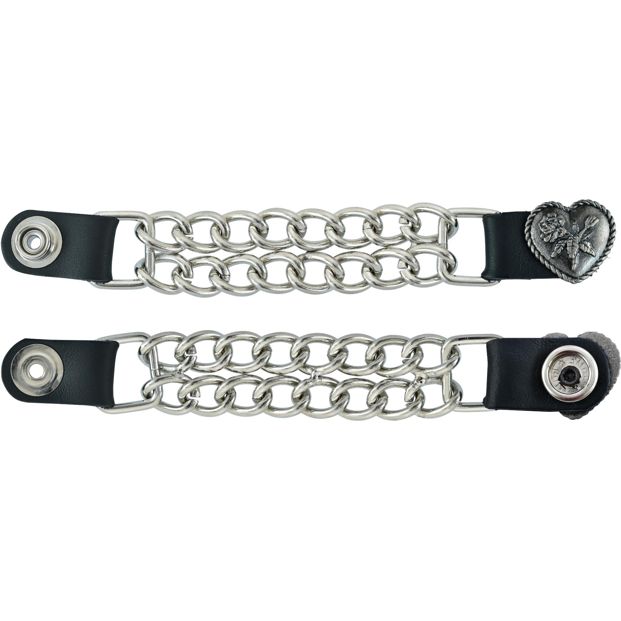 VE133D Vest Extender - Heart Rose-Vest Extenders-Daniel Smart Mfg - Retail