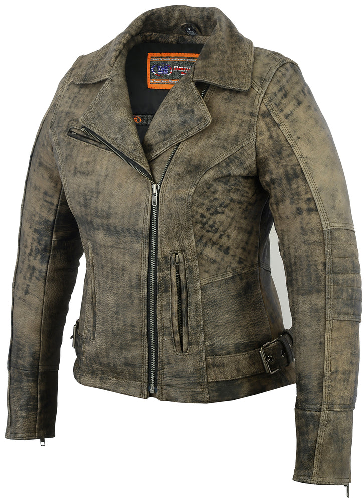 Velvet Vixen - Women's Leather Jacket-Womens Leather Motorcycle Jackets-Daniel Smart Mfg - Retail