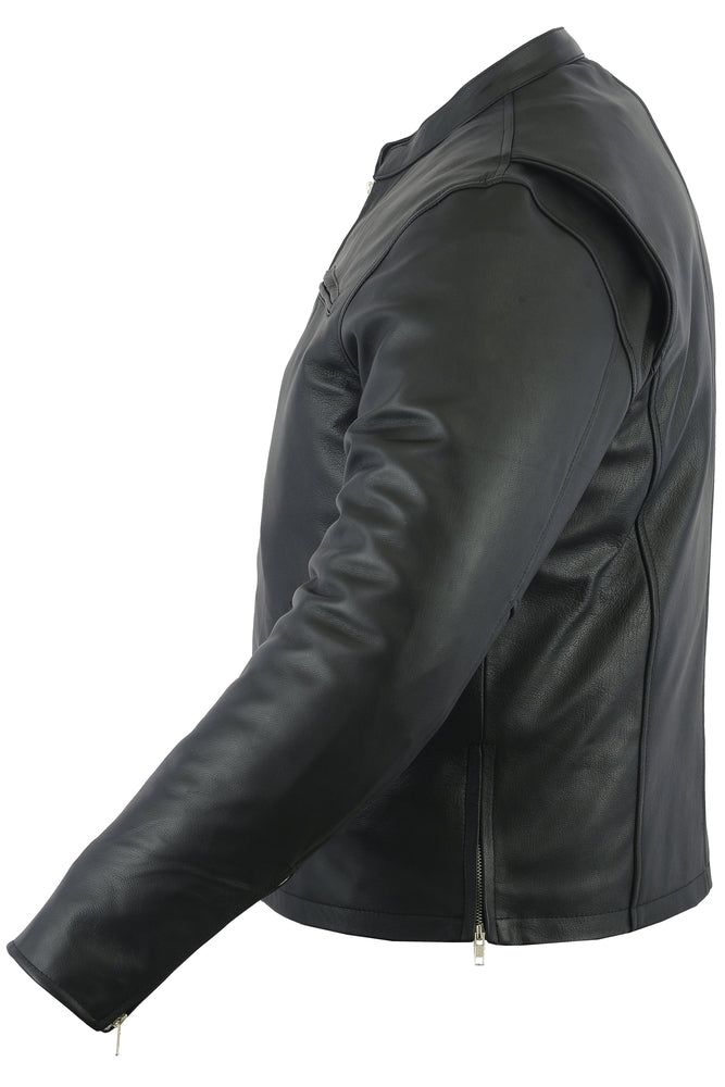 Vendetta - Men's Leather Motorcycle Jacket-Mens Leather Motorcycle Jackets-Daniel Smart Mfg - Retail