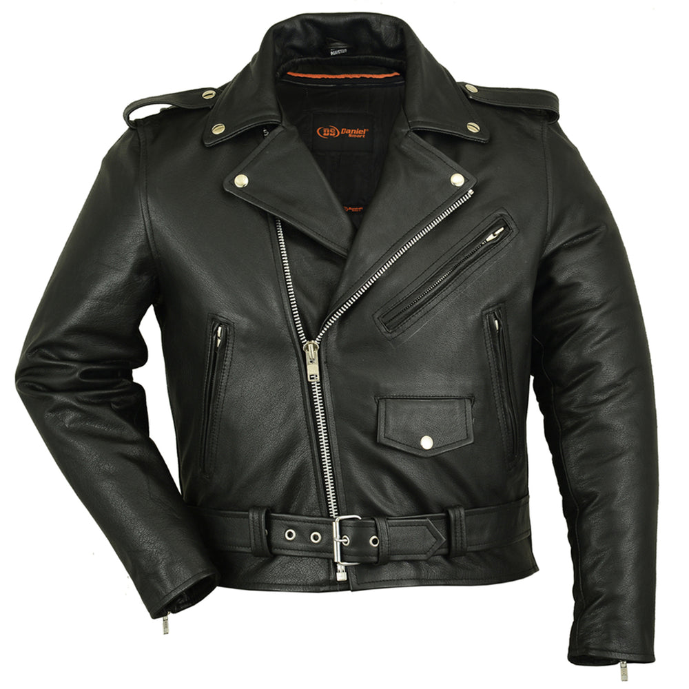 Venom - Men's Leather Motorcycle Jacket-Mens Leather Motorcycle Jackets-Daniel Smart Mfg - Retail