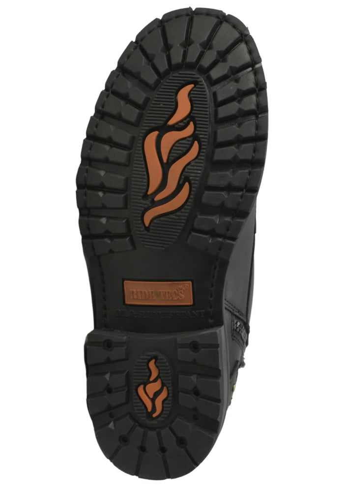 Veyron - Women's Leather Motorcycle Boots-Womens Motorcycle Boots-Daniel Smart Mfg - Retail