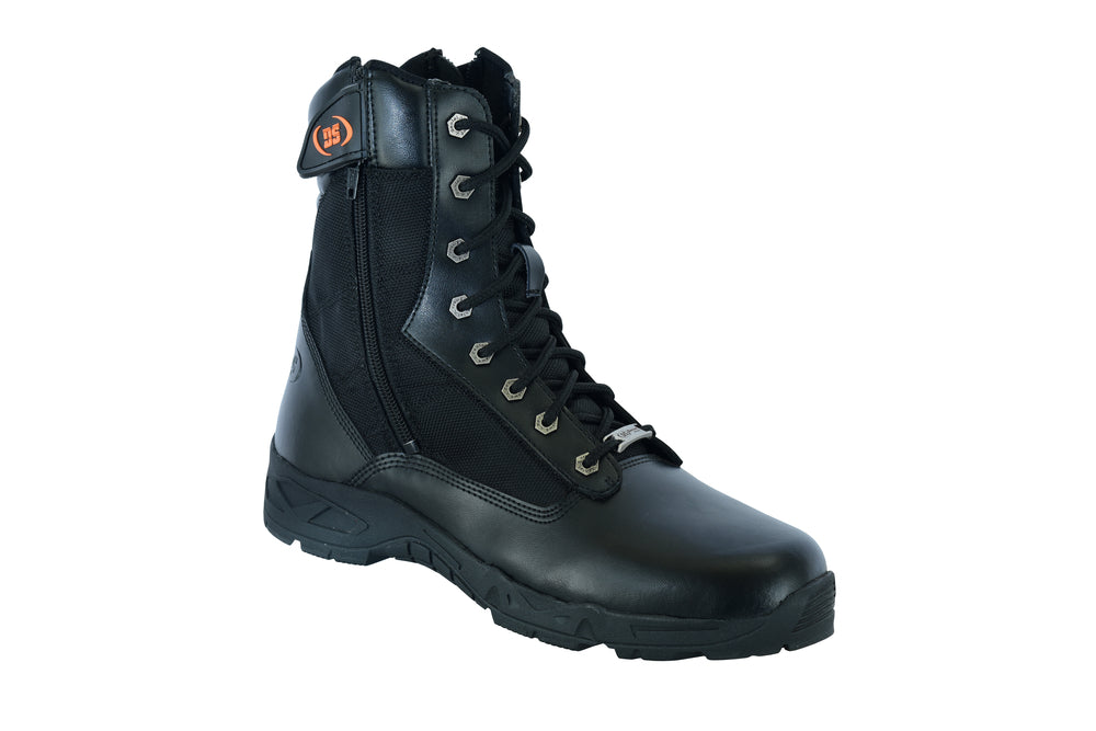 WarpDrive 7 - Men's Leather Motorcycle Boots-Mens Motorcycle Boots-Daniel Smart Mfg - Retail