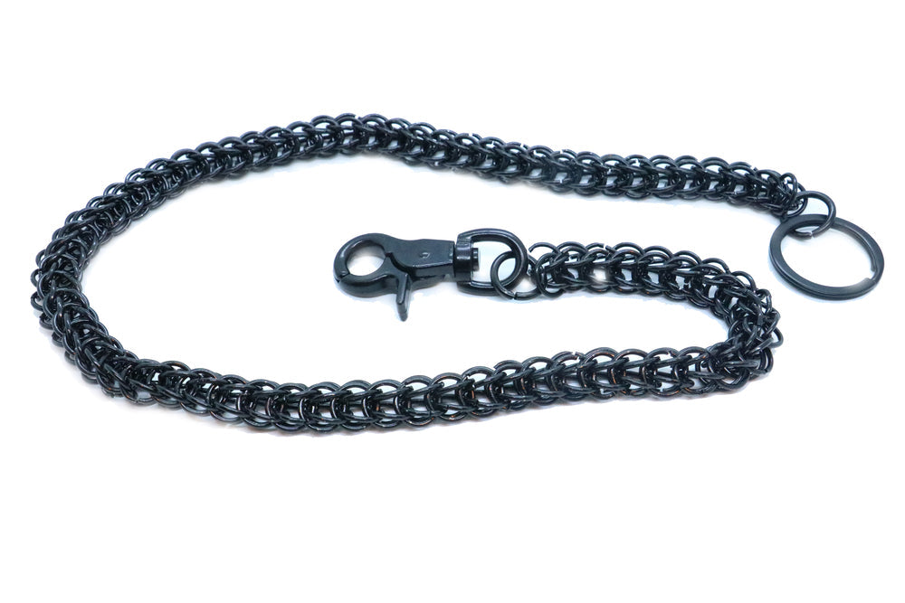 WC17613 27" Wallet Chain Black-Wallet Chains/Key Leash-Daniel Smart Mfg - Retail
