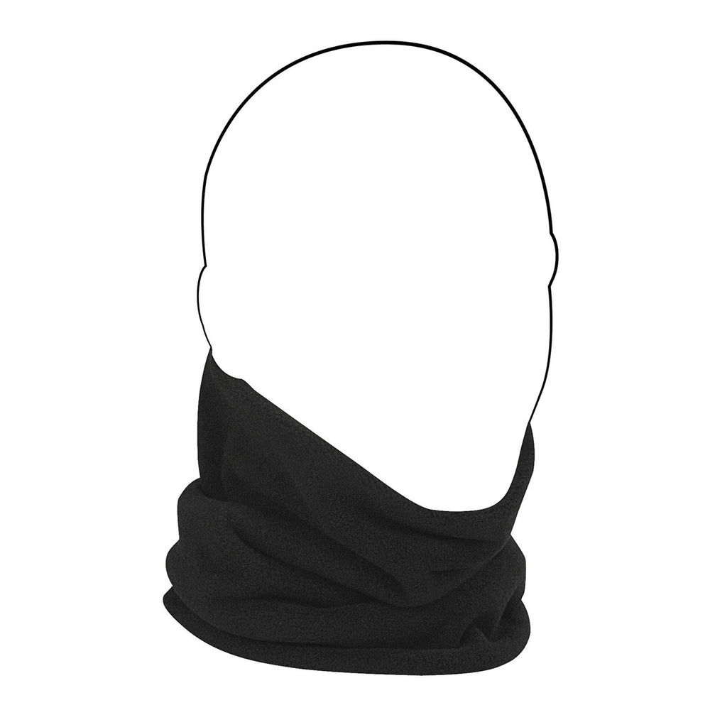 WFMFN114 ZAN® Neck Gaiter- Microfleece- Black-Head/Neck/Sleeve Gear-Daniel Smart Mfg - Retail