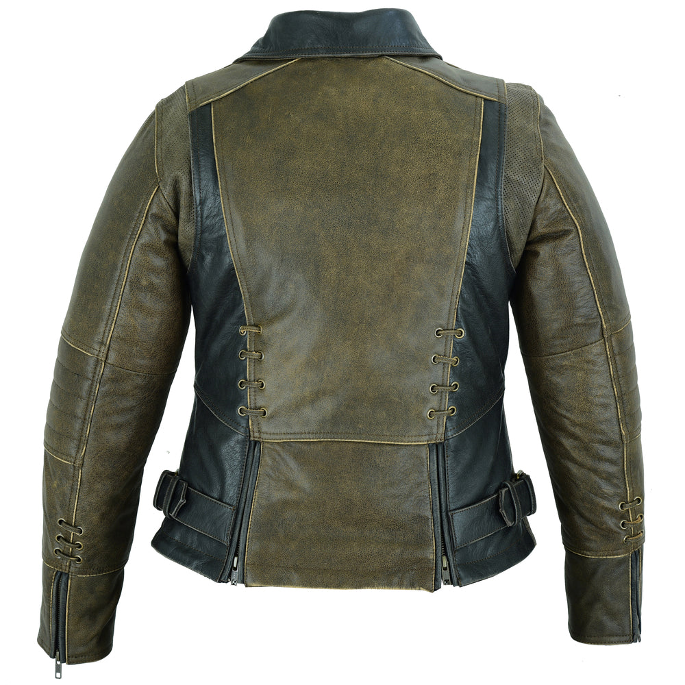 Wild Eclipse - Women's Leather Jacket-Womens Leather Motorcycle Jackets-Daniel Smart Mfg - Retail