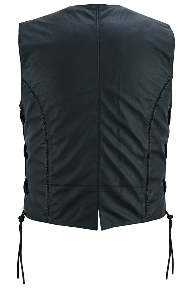 Wisp - Women's Leather Vest-Womens Leather Vests-Daniel Smart Mfg - Retail