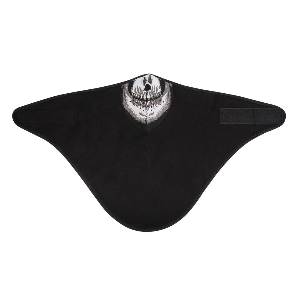 WNEO113W NEODANNA Mask - Fleece with Windbreaker Liner - Skull-Half Facemasks-Daniel Smart Mfg - Retail