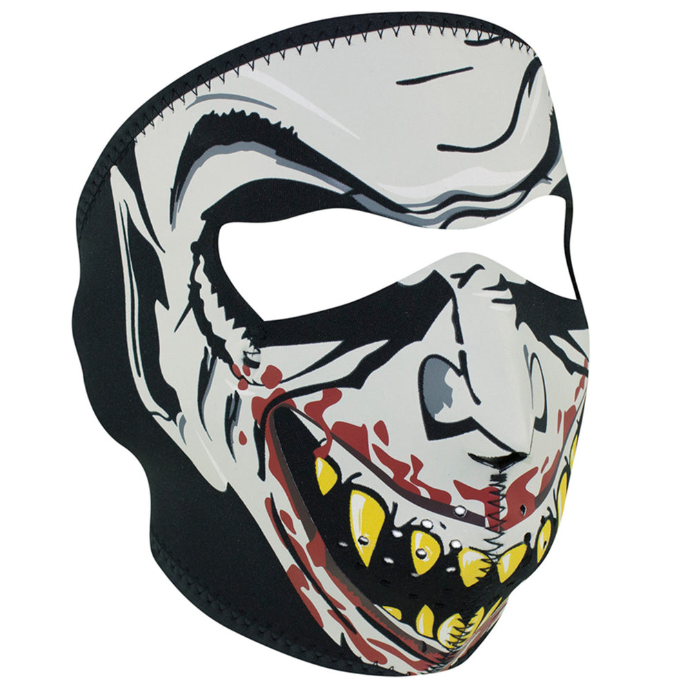 WNFM067G ZAN® Full Mask- Neoprene- Vampire, Glow in the Dark-Full Facemasks-Daniel Smart Mfg - Retail