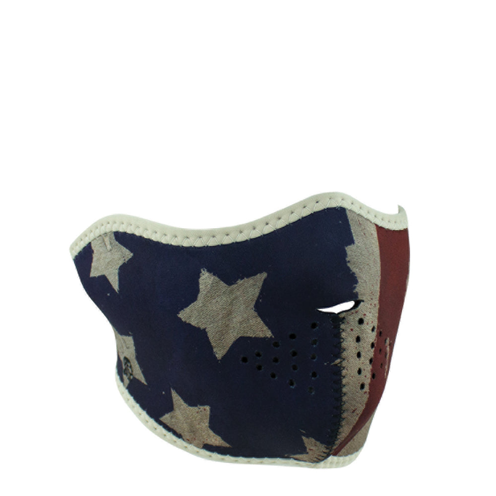 WNFM408H ZAN® Half Mask- Neoprene- Patriot-Half Facemasks-Daniel Smart Mfg - Retail