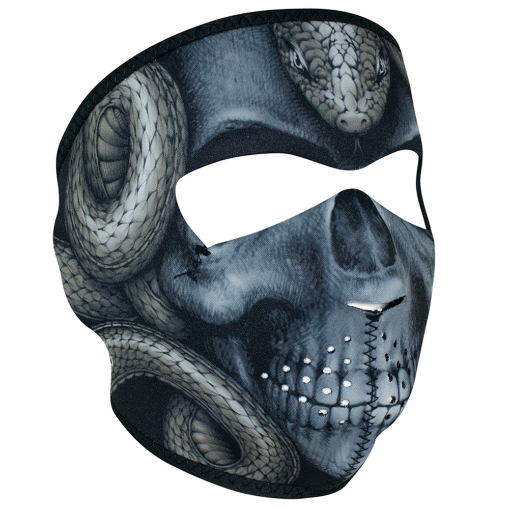 WNFM415 ZAN® Full Mask- Neoprene- Snake Skull-Full Facemasks-Daniel Smart Mfg - Retail