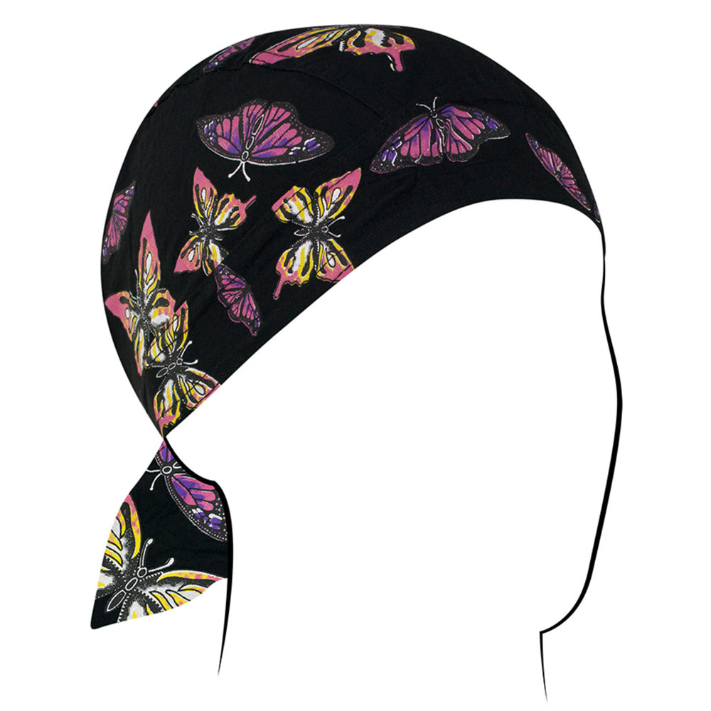 Z336 Flydanna®, Cotton, Mixed Butterflies-Headwraps-Daniel Smart Mfg - Retail